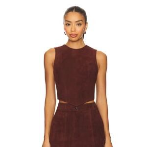 NWT Zut Sammy Suede Top, Medium $398 SOLD OUT